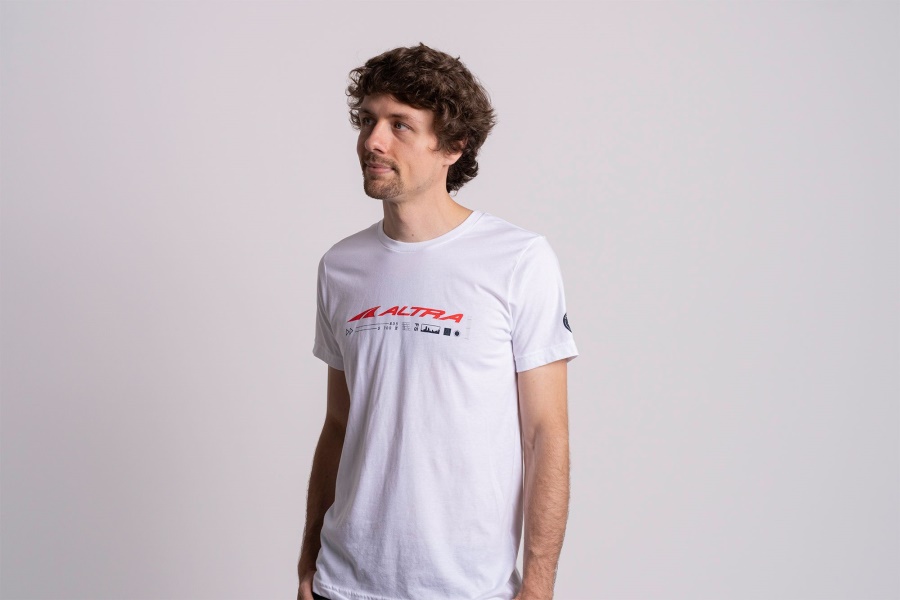 Altra MEN CLASSIC SHORT SLEEVE WHITE-RED