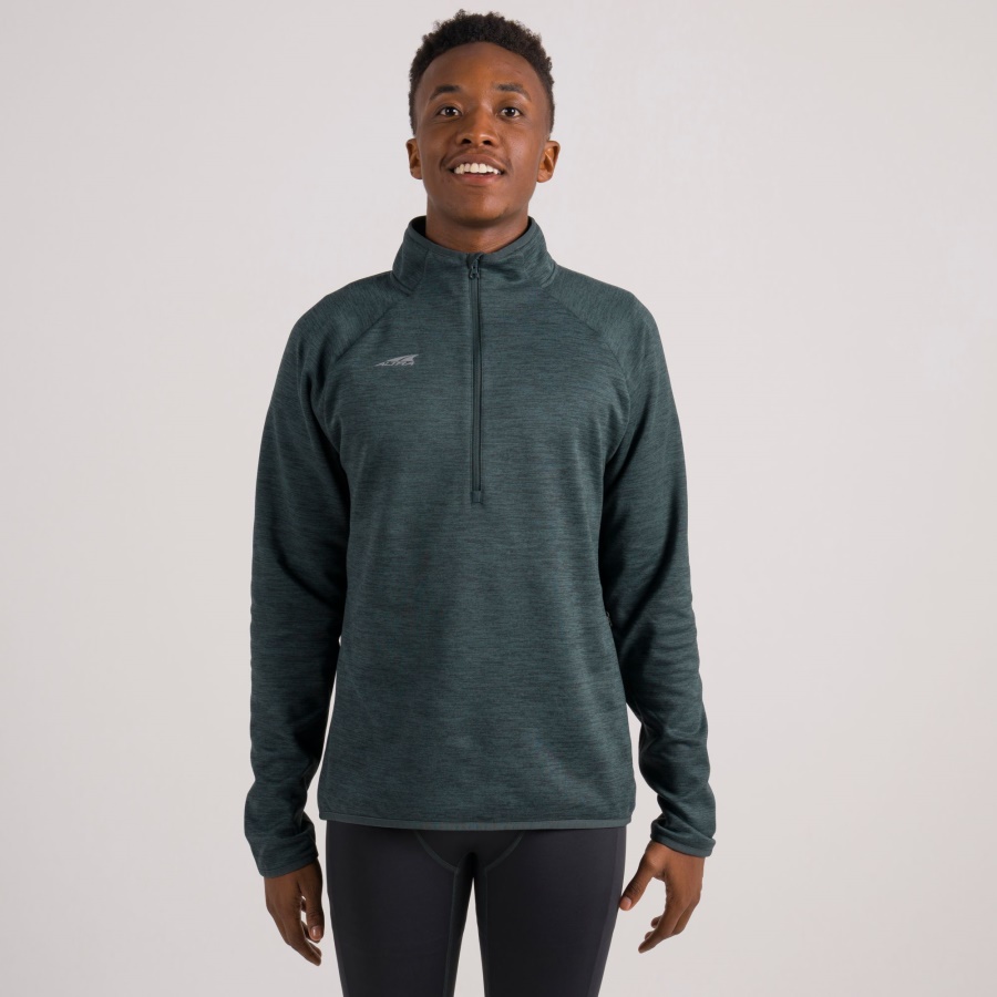 Altra MEN CORE 1/2 ZIP PULLOVER Forest River Heather
