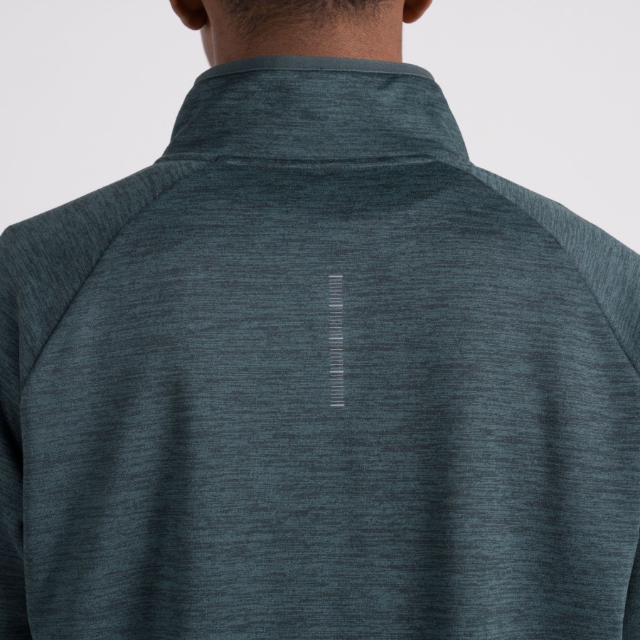 Altra MEN CORE 1/2 ZIP PULLOVER Forest River Heather