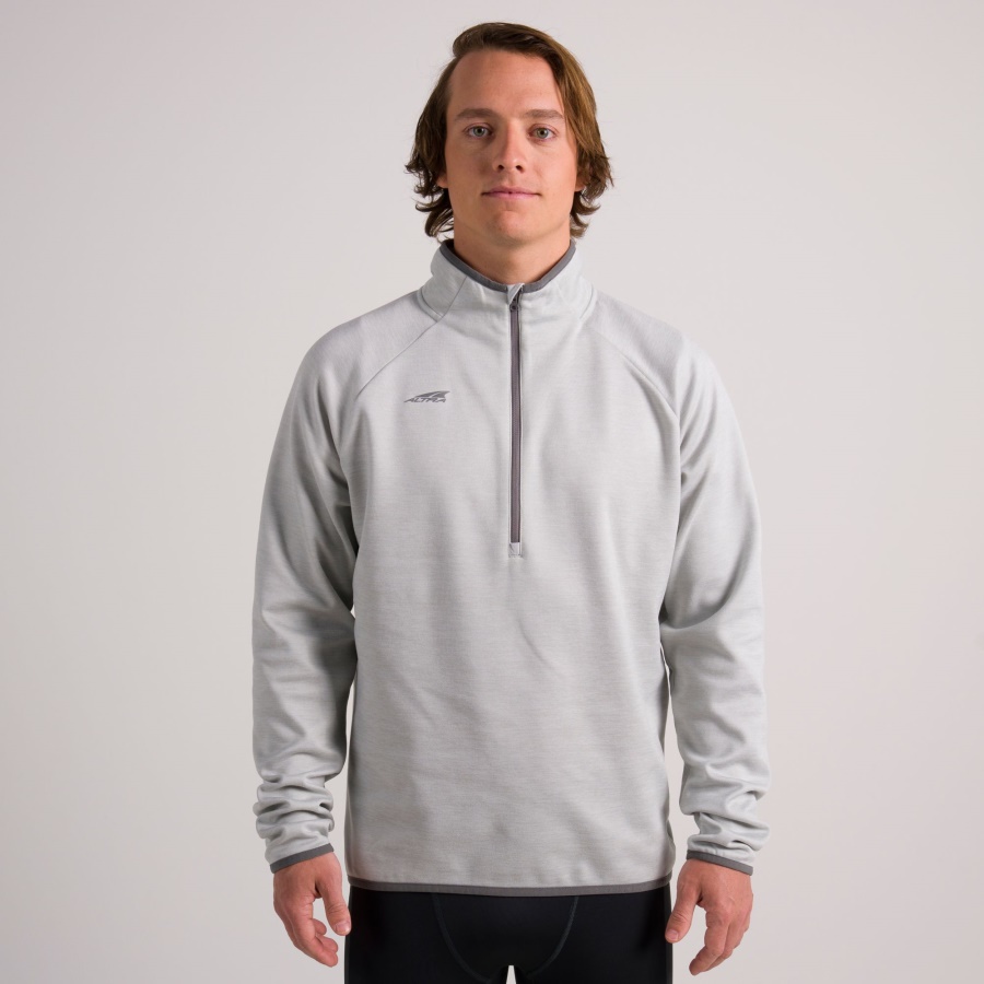 Altra MEN CORE 1/2 ZIP PULLOVER Northern Droplet Heather