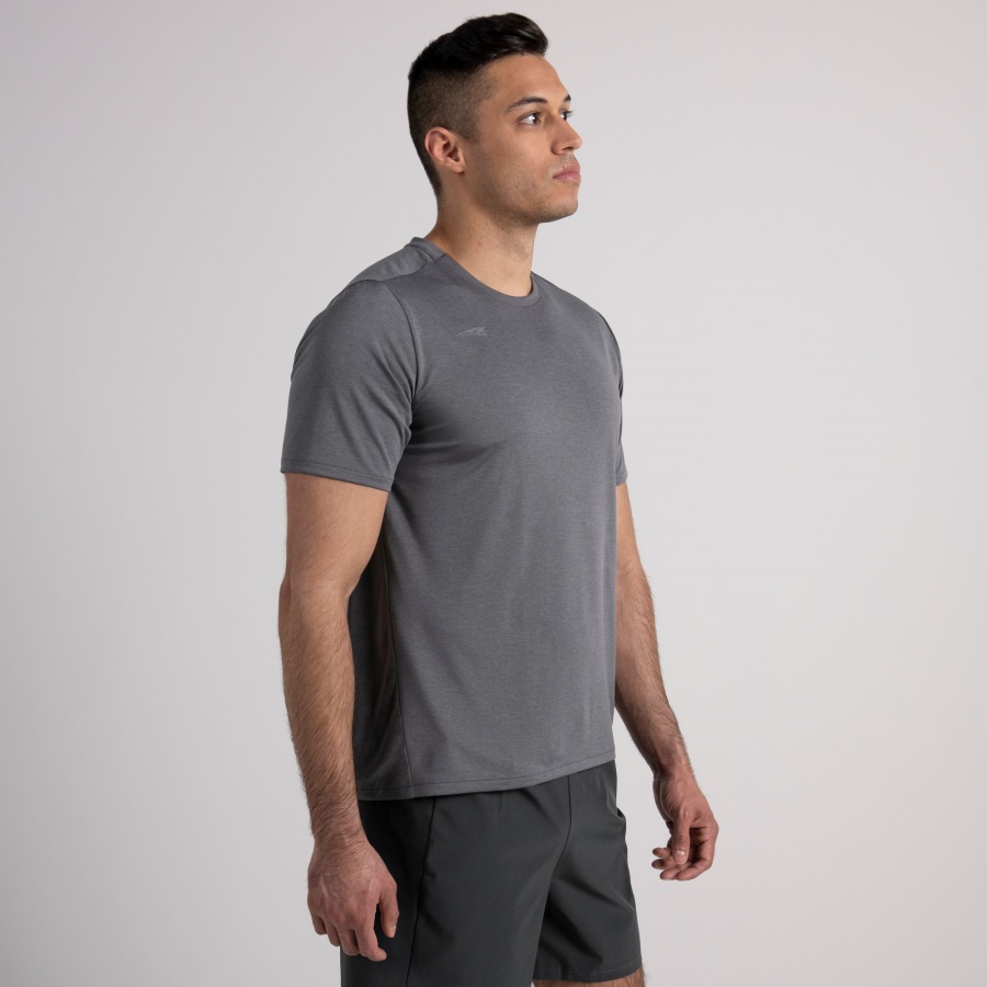 Altra MEN CORE SHORT SLEEVE TEE Pewter Heather