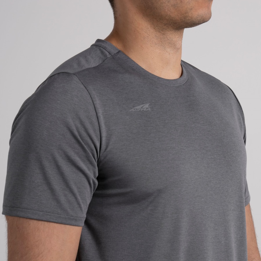 Altra MEN CORE SHORT SLEEVE TEE Pewter Heather