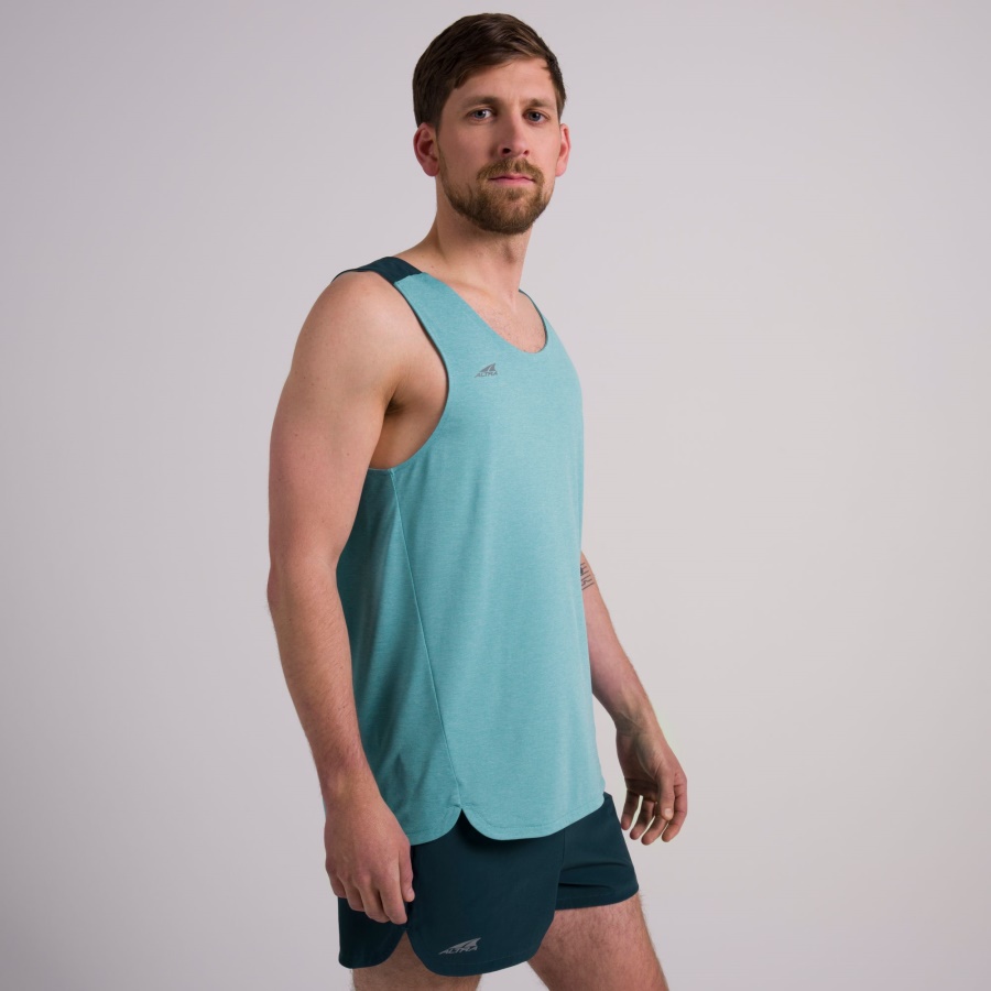 Altra MEN VANISH TANK TOP Delphinium Blue Heather