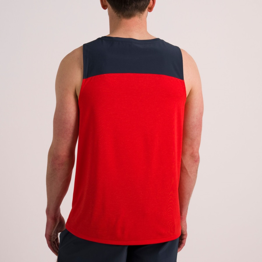Altra MEN VANISH TANK TOP Fiery Red Heather
