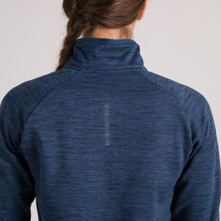 Altra WOMEN CORE 1/2 ZIP PULLOVER Moonlit Ocean Heather