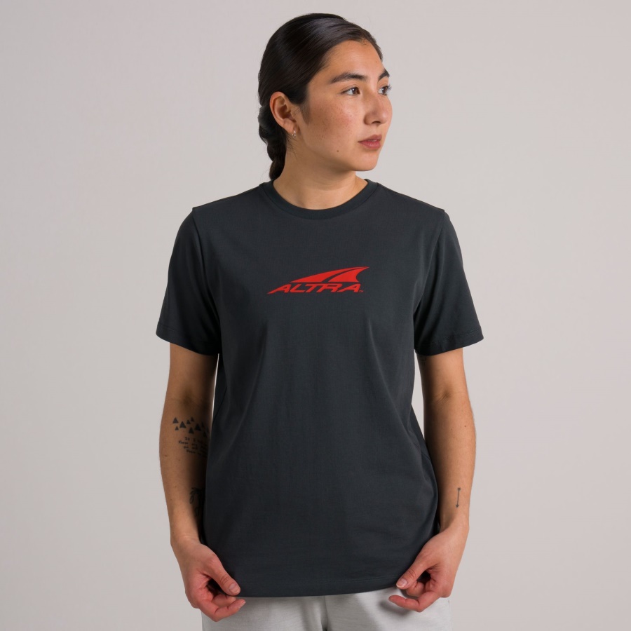 Altra WOMEN EVERYDAY RECYCLED TEE Forest River Black