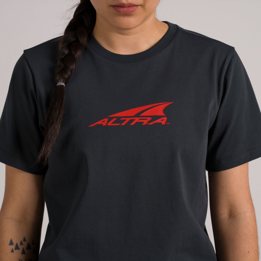 Altra WOMEN EVERYDAY RECYCLED TEE Forest River Black