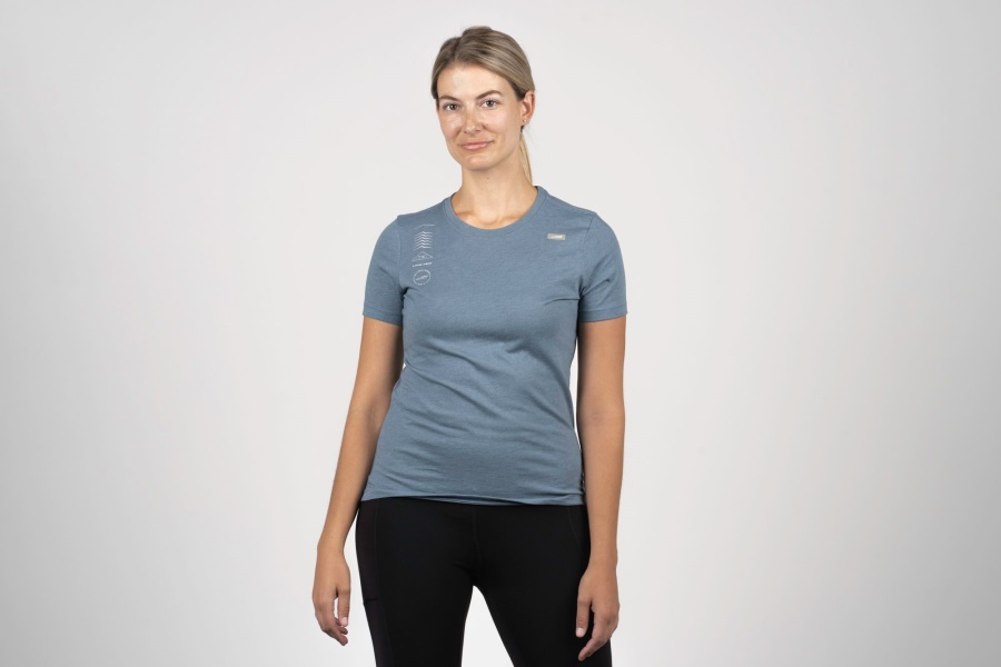 Altra WOMEN LEGEND SHORT SLEEVE BLUE